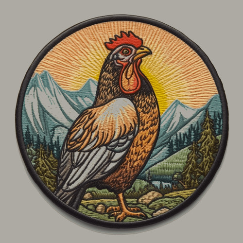 Toppa pollo ferro stiro - toppa,