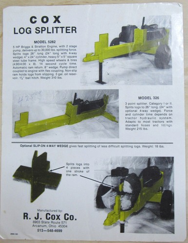 C1983 cox spaccalegna - r,