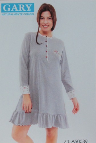 Camicia notte cotone - da, in
