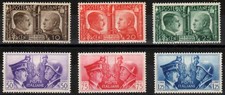 Francobollo Italia 413-418 - Hitler e Mussolini