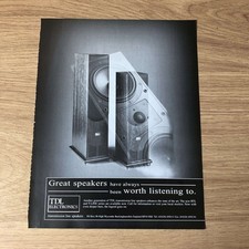GRAM27 MAGAZINE ADVERT 11X8 THE NEW RTL AND T-LINE TDL LOUDSPEAKERS