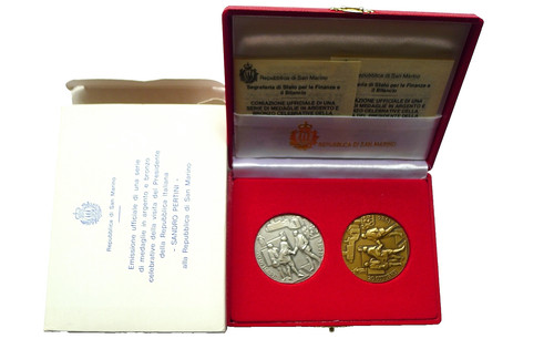 Medaglia zecca marino - medaglia,
