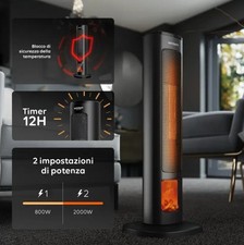 Stufa Elettrica Ceramica 2000W