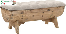 Panca portaoggetti in legno
