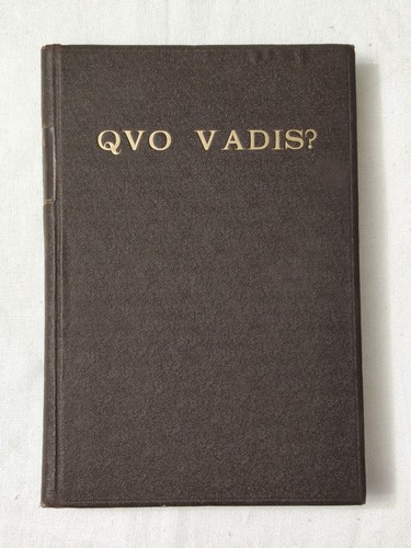 Quo vadis sienkiewicz - vadis?, sei