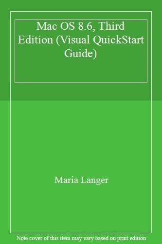 Mac visual quickstart - 8.6,
