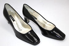 Scarpe donna Dolce & Gabbana taglia 5.5 Europa 35.5 nero pelle lucida S8884