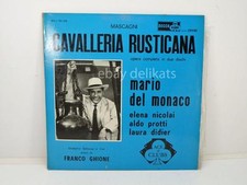CAVALLERIA RUSTICANA Mascagni Del Monaco DECCA 2 dischi 33 giri vintage