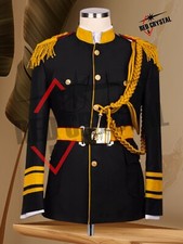 Tunica giacca divisa lana nera