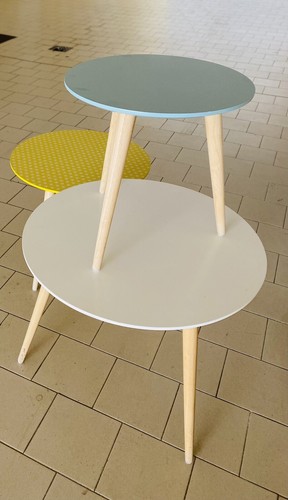 Tavolini tondi stile vintage - tavolini,
