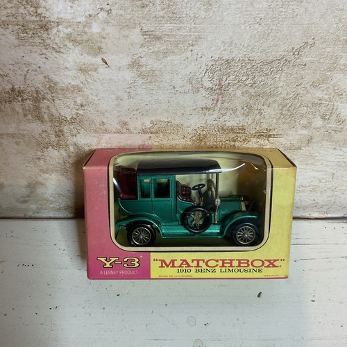 Matchbox 1910 benz - y-3, berlina