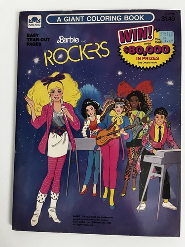 Libro colorare vintage 1986 - libro,
