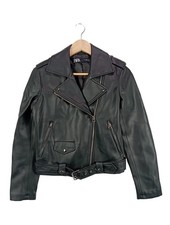 ZARA Giacca in ecopelle Donna