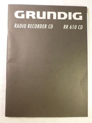 Vecchia istruzione radio - istruzione,