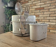 Set da pranzo italiano gavetta da soldato fante del regio esercito o MVSN WW2