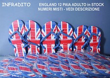INFRADITO ENGLAND 12 PEZZI IN GOMMA STOCK MARE SPIAGGIA VEDI NUMERI IN DESCR.NE