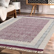 Tappeto zona cotone fatto a