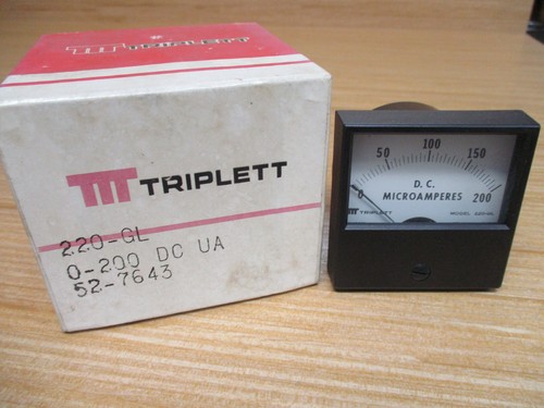 Triplett 220 200dcua - triplett, 0-200dcua