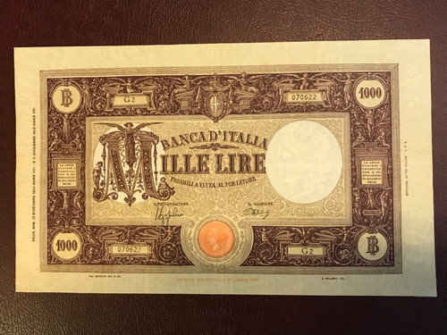 1000 lire grande - 1000, 2°