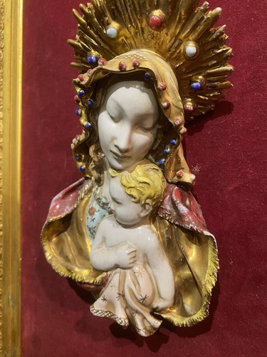 Madonna con bambino ceramica - madonna,