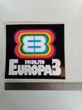 Adesivo vintage  Radio Europa