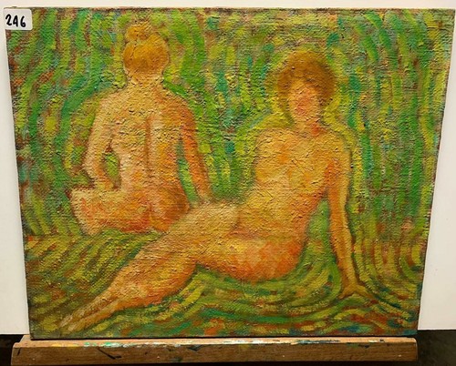Dipinto antico firmato due - -,