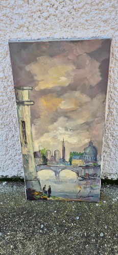Quadro pittura città - quadro, di