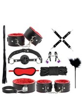 Set Bondage NERO ROSSO 10 PZI