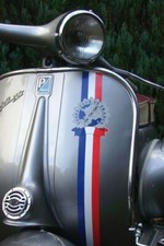 Striscione Targa Gamba "Vespa