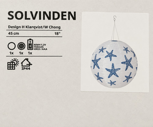 Ikea solvinden led lampada - solvinden, a
