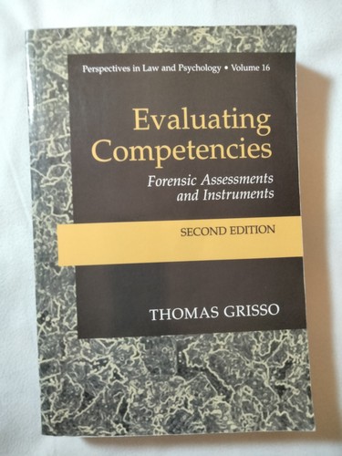 Evaluating competencies - evaluating,