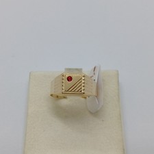 ANELLO DA UOMO CON CRISTALLO