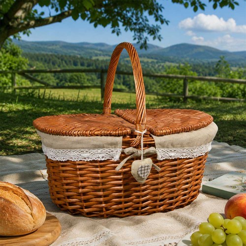 Cesto picnic cuore - picnic, in