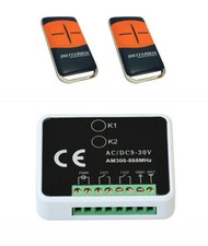 RICEVENTE RICEVITORE SI ADATTA A CLONIX 2E BFT BICANALE + 2 TELECOMANDI MITTO 4