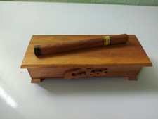 SCATOLA PORTASIGARI CUBOX IN LEGNO HA QUALCHE SEGNO VEDI LE NOSTRE FOTO.