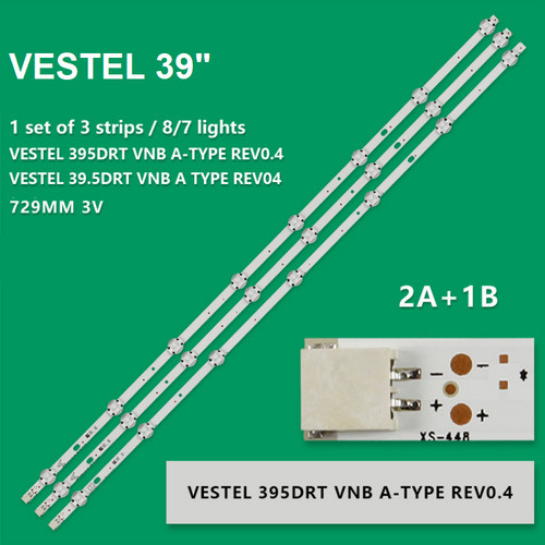Kit barre strip led tv - strip,