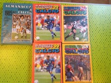 Lotto di 5 almanacchi illustrati del calcio Panini OTTIMI 1985 99 (2 COPIE)98 88