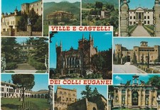 C2 - Cp Cartolina VILLE E CASTELLI DEI COLLI EUGANEI - Fg Vg 1985