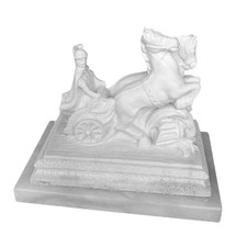 Biga Romana Scultura da Tavolo