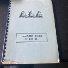 MAJESTIC BELLS Manuale di Gioco 92-207-604 Bell Macchina della Frutta Completo