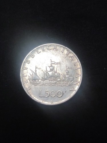 Moneta argento 500 lire - 500,