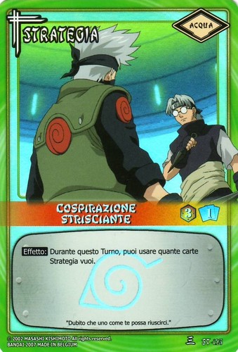 Naruto card game cospirazione - card,