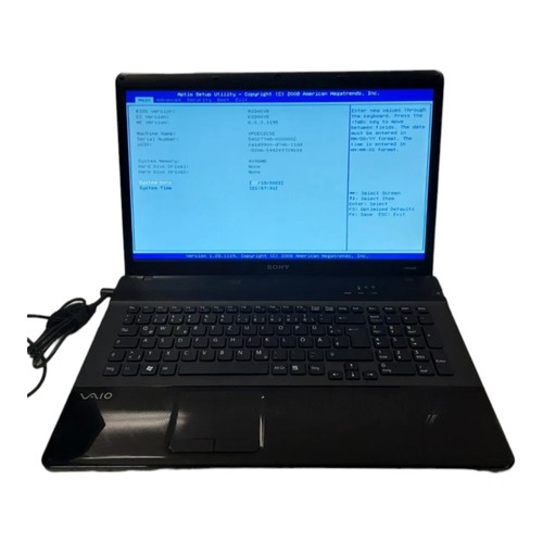 Sony vaio pcg 91111m laptop - vaio, pcg-91111m