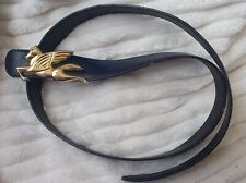 CINTURA DONNA ETRO BLU VINTAGE ANNI 80/90  ORIGINALE