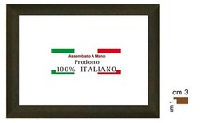 Cornice in legno Nera opaca