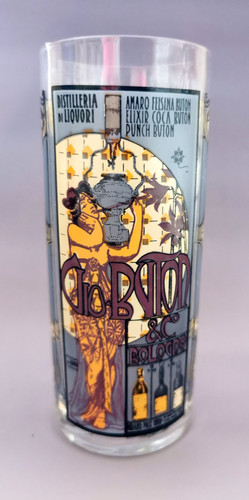 Bicchiere pubblicitario amaro - bicchiere,