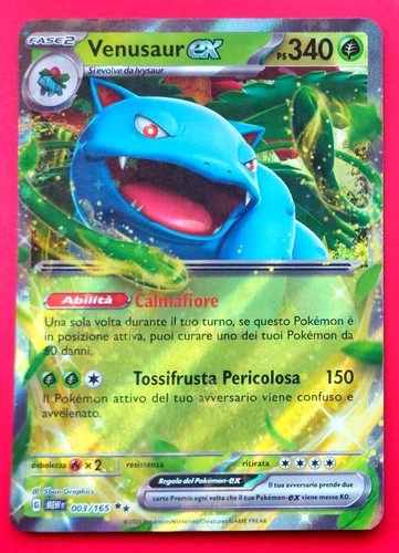 Carta pokemon venusaur - pokemon,