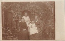 B2 -  Foto Photo Fotografia Fotocartolina Anni 20 - Trio donne e neonato