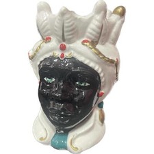 Statua Moro ARTEVIT 1524 in Ceramica Smaltata a mano