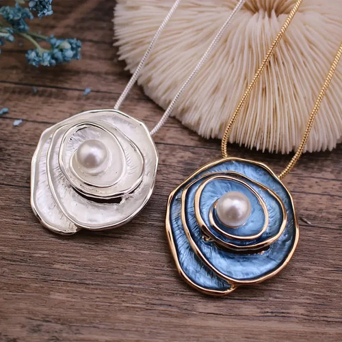Collana donna catenina - , perla